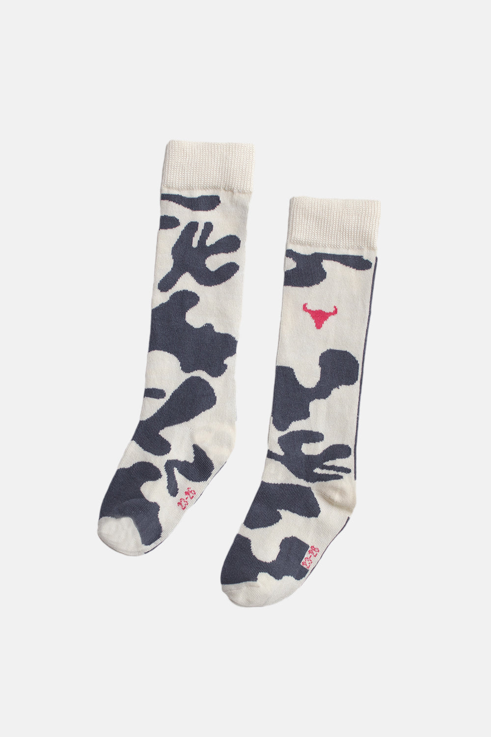 skarpety dziecięce - Splash SOCKS ecru/grafit