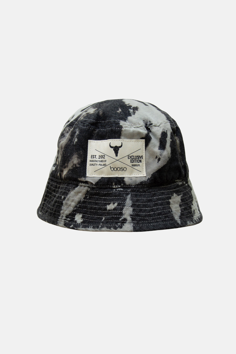 czapka dziecięca- BUCKET HAT zebra black