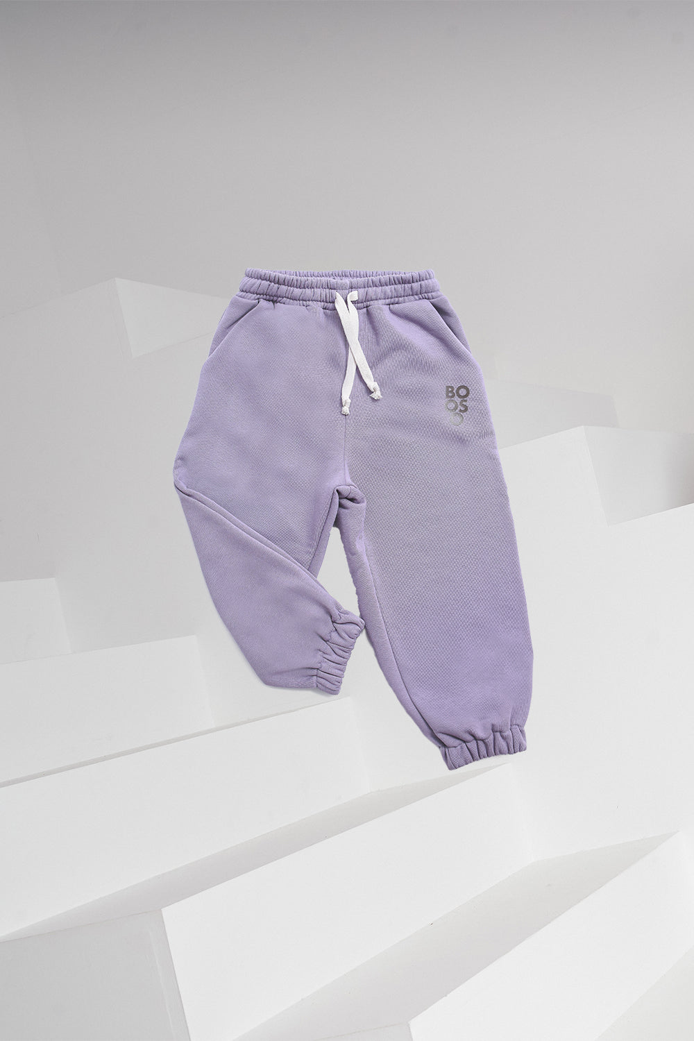 spodnie dziecięce - WARM PANTS WIDE lilac