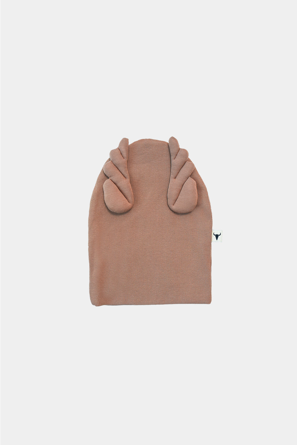 czapka dziecięca- RIBBING BEANIE WINGS double camel