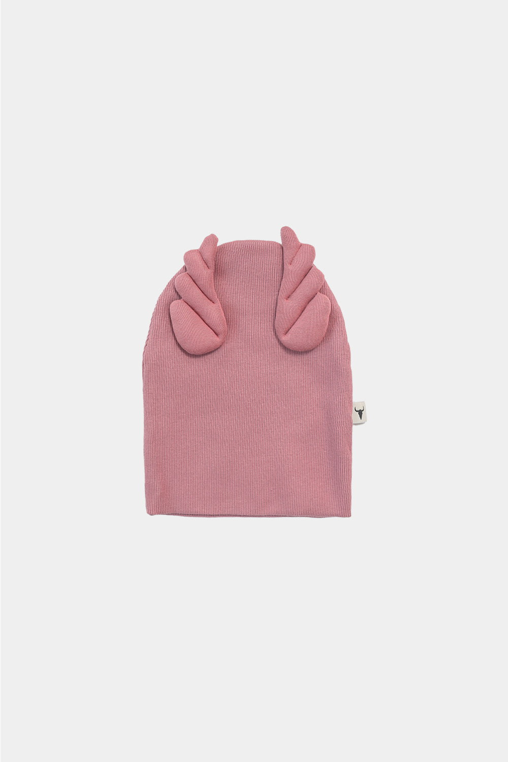 czapka dziecięca- RIBBING BEANIE WINGS double deep pink