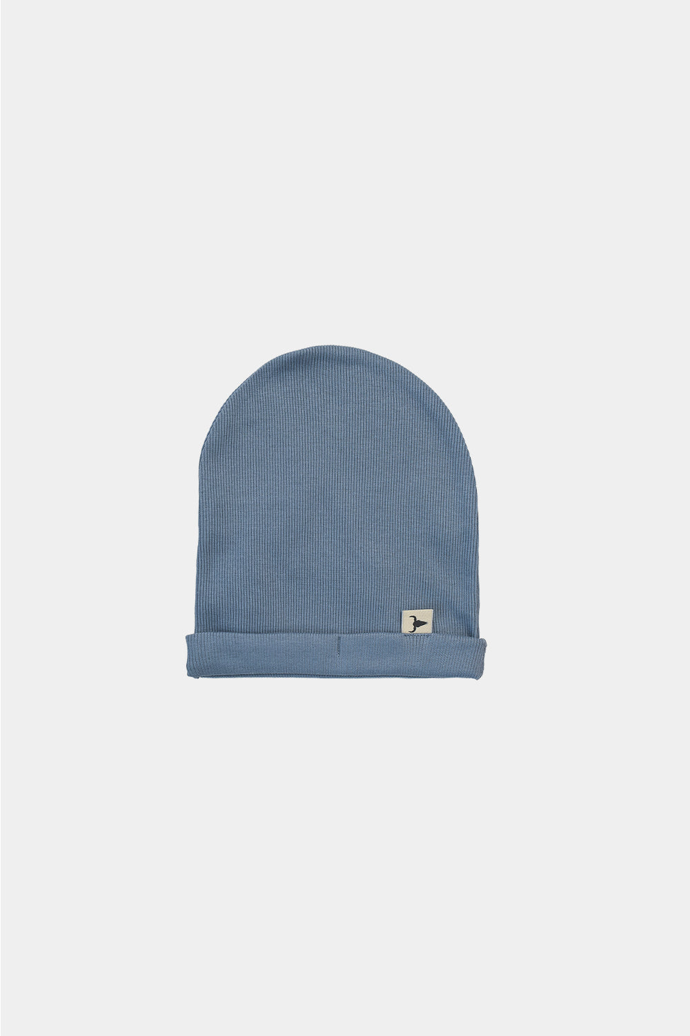 czapka dziecięca- RIBBING BEANIE dusty blue