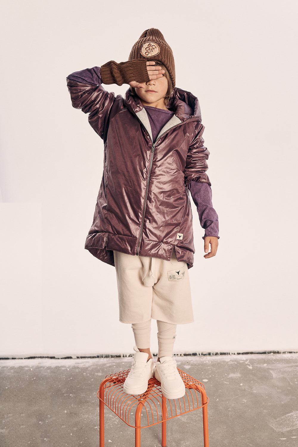 kurtka dziecięca- LILAC COAT lilac