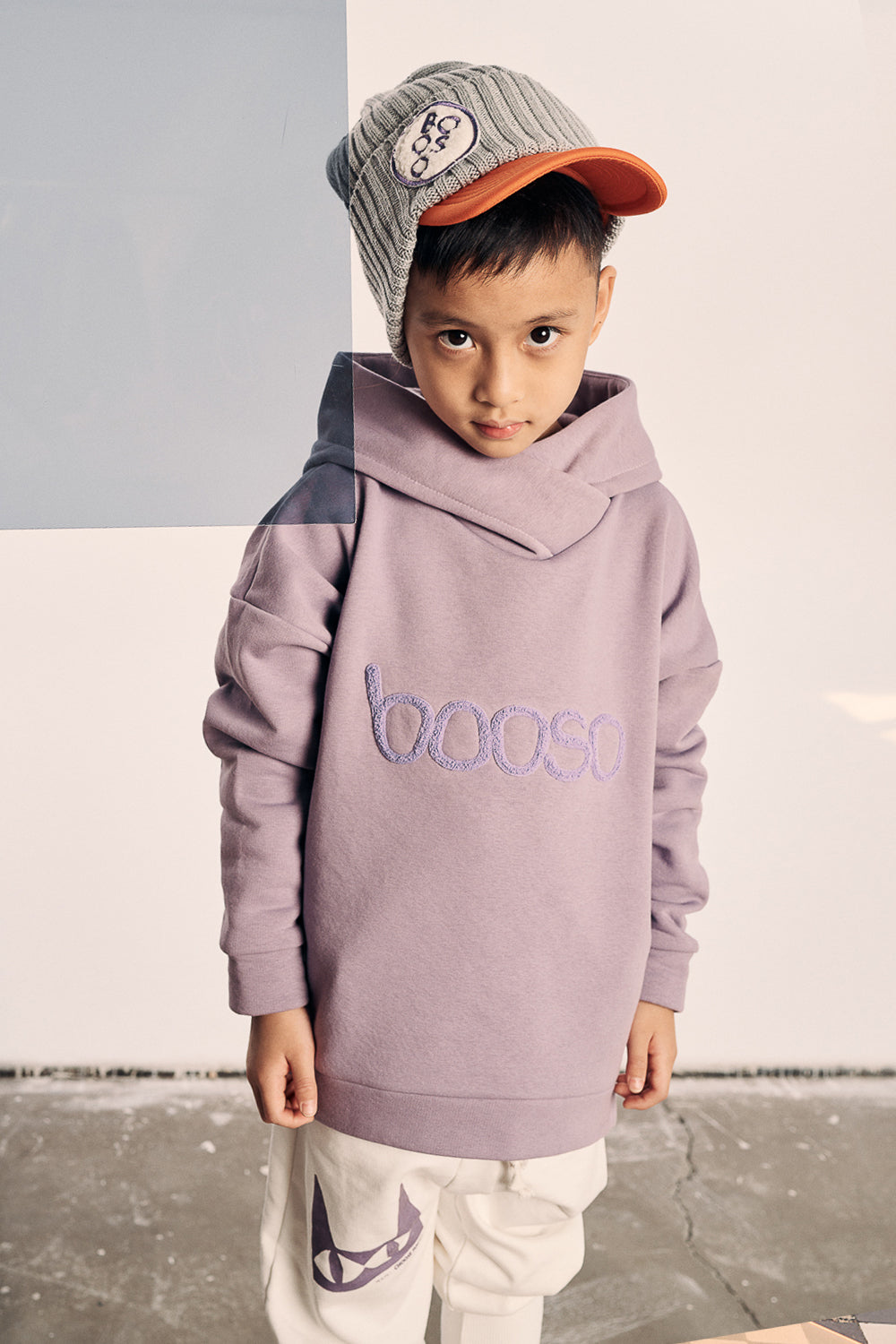 bluza dziecięca- WARM HOODIE lilac