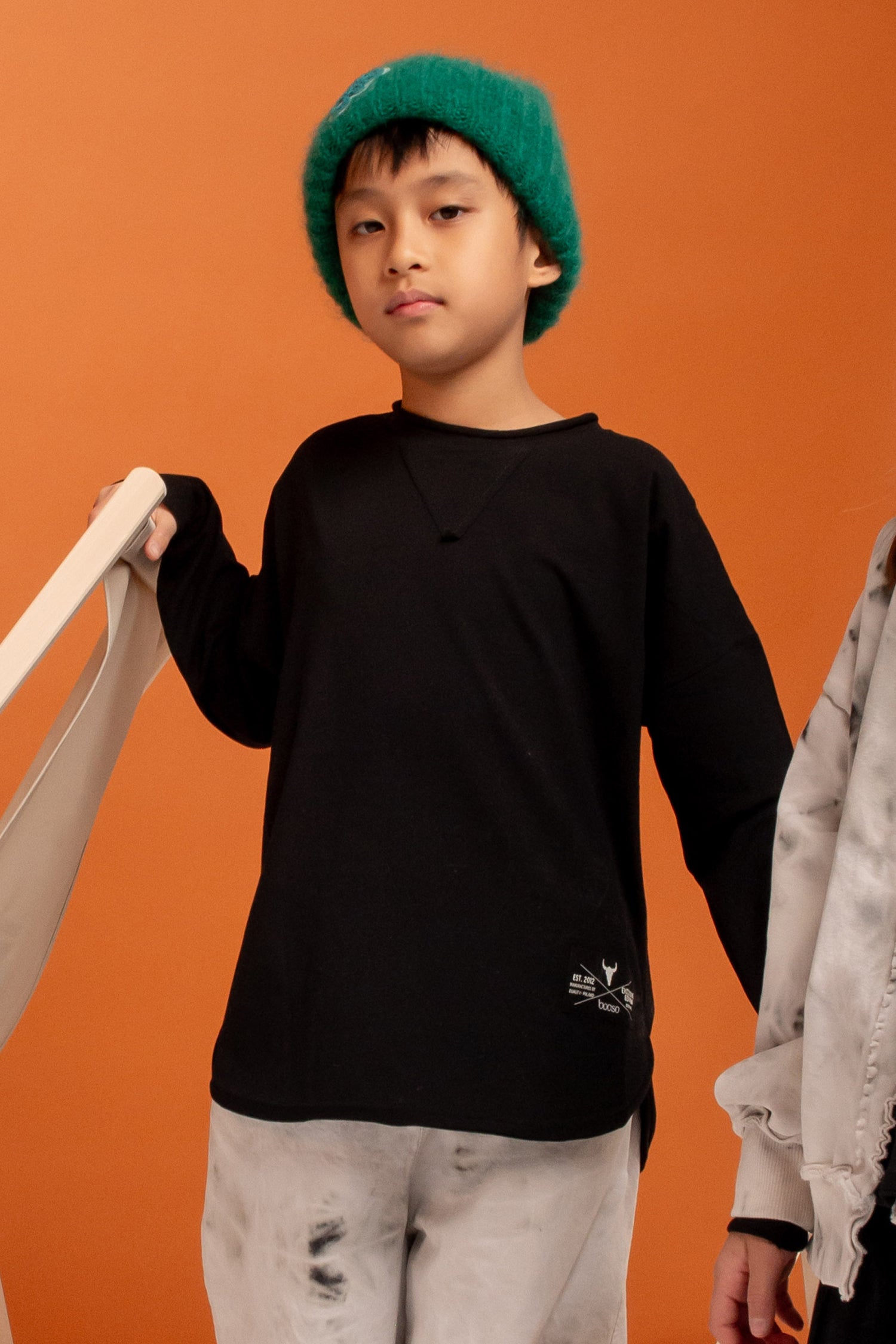 koszulka dziecięca- BLACK LONGSLEEVE