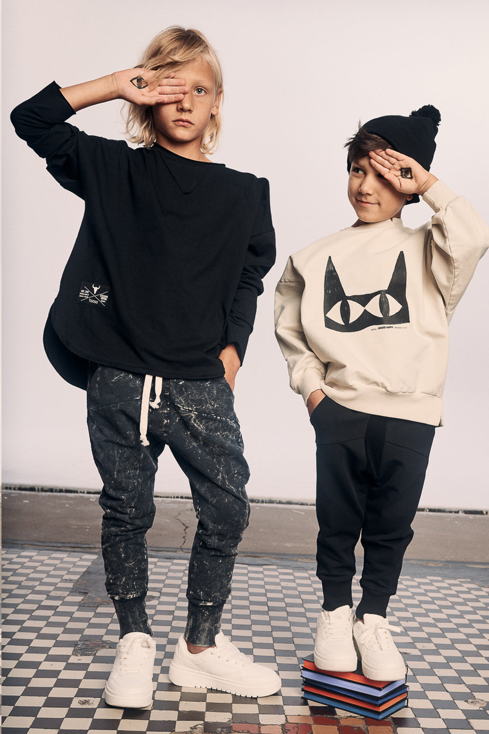 koszulka dziecięca- BLACK LONGSLEEVE black