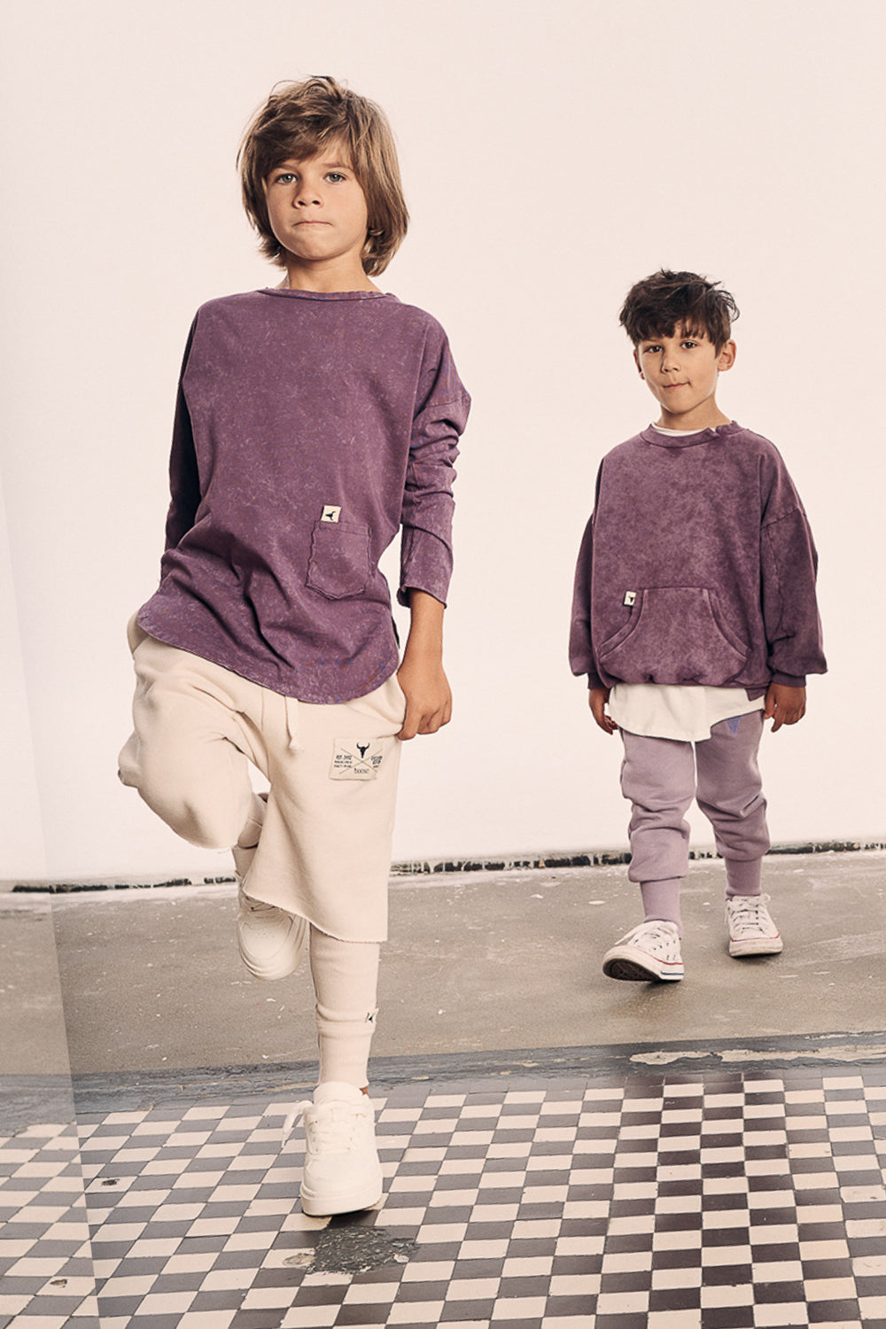 koszulka dziecięca- LONG LONGSLEEVE purple