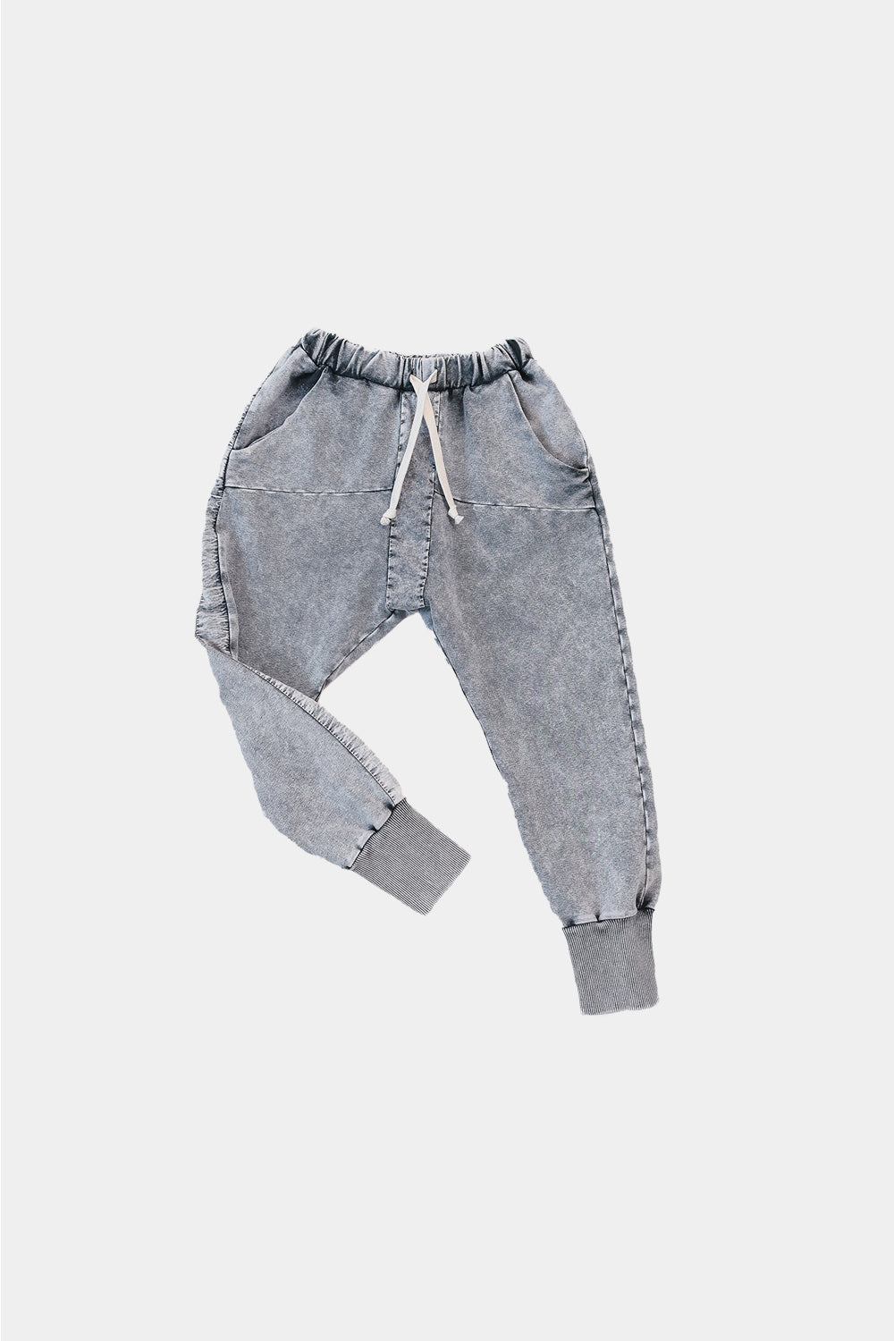 spodnie dziecięce - STRIPED PANTS light gray