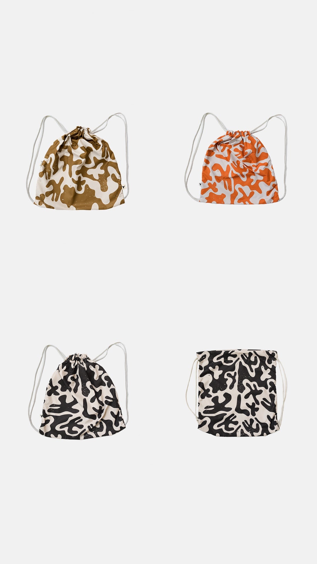 worek dziecięcy- SPLASH BAG black/orange/ochra