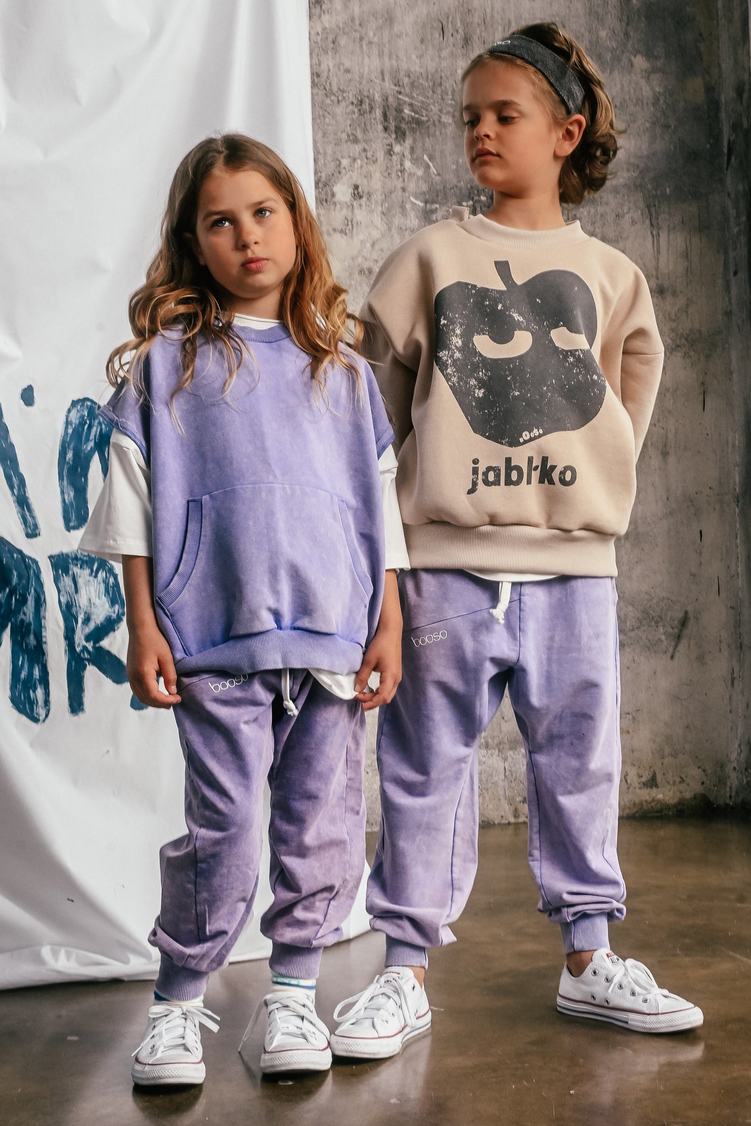 spodnie dziecięce- SHAPE PANTS PURPLE