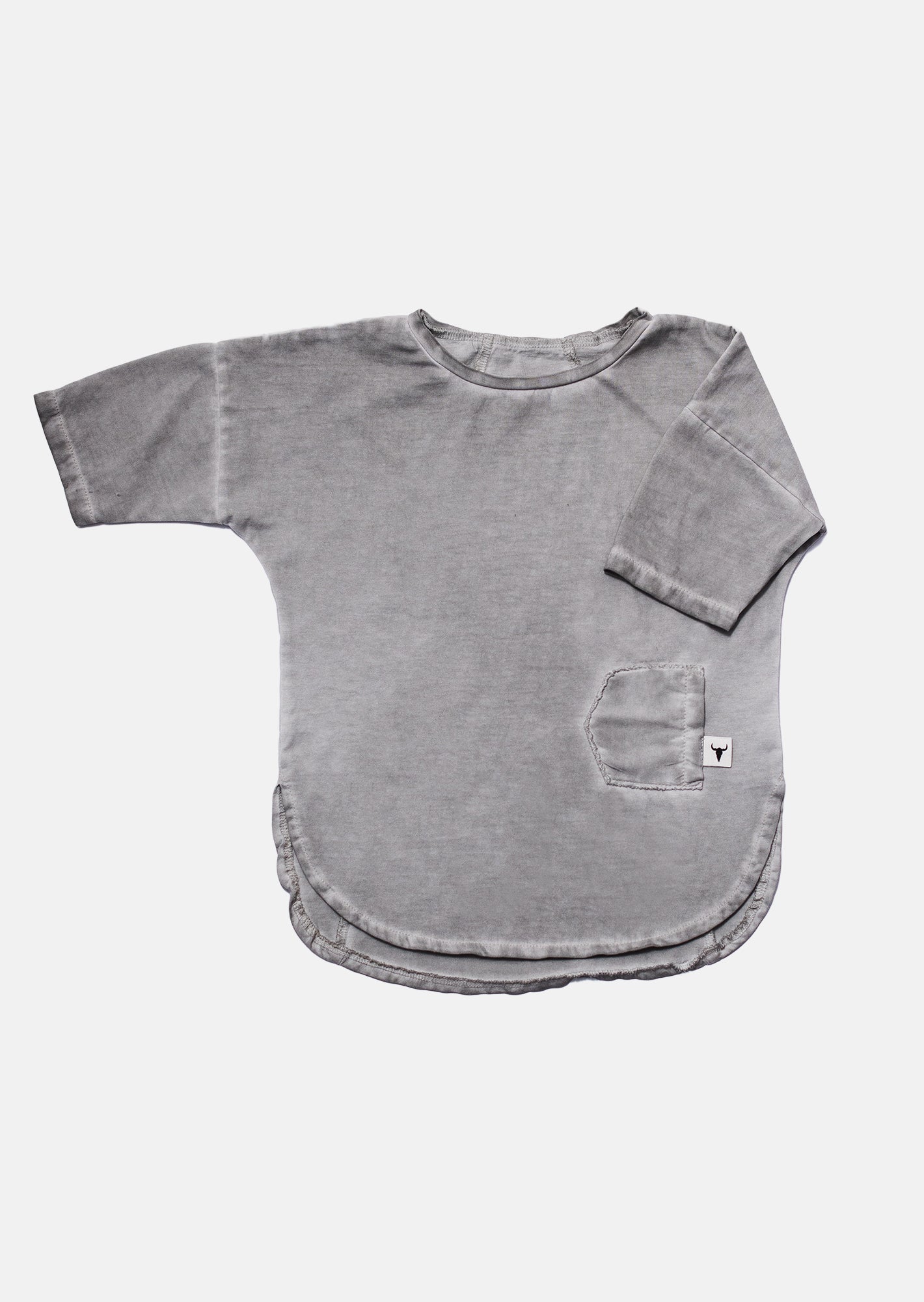 koszulka dziecięca- POCKET COLDDYE TEE gray