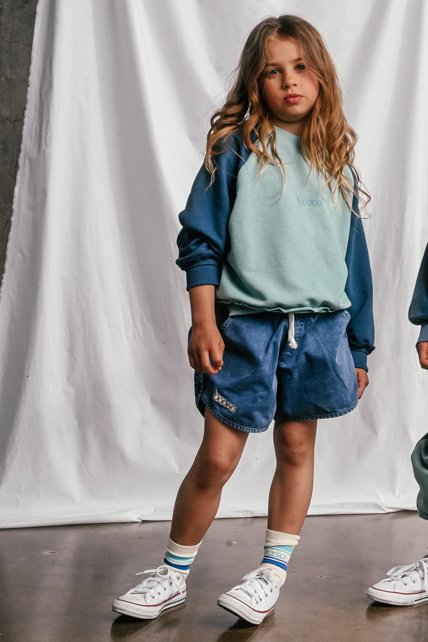 szorty dziecięce- SAND SHORTS navy vintage