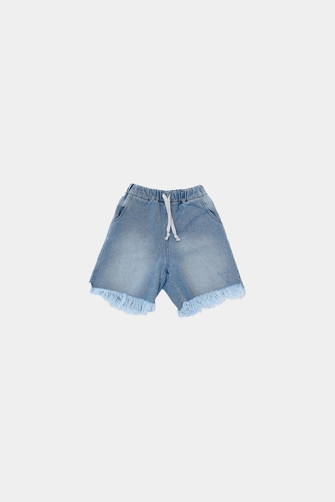 szorty dziecięce - JEANS BLUE SHORTS