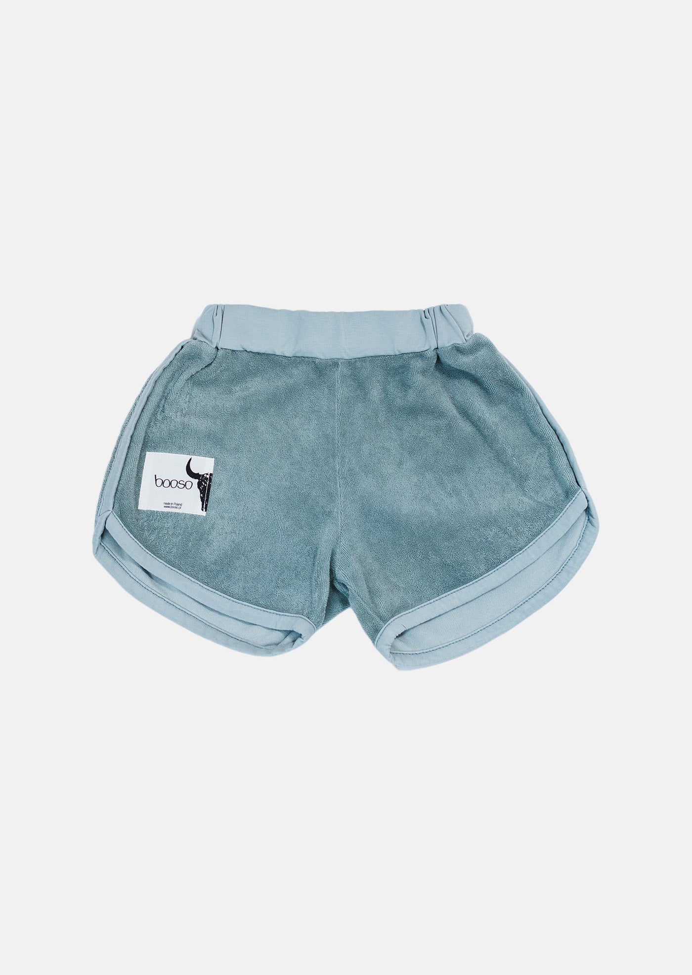szorty dziecięce - TERRY SHORTS sea blue