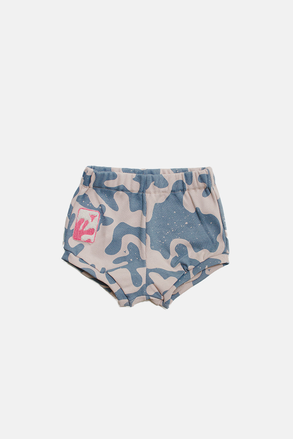 szorty dziecięce - SPLASH SHORTS beige/blue