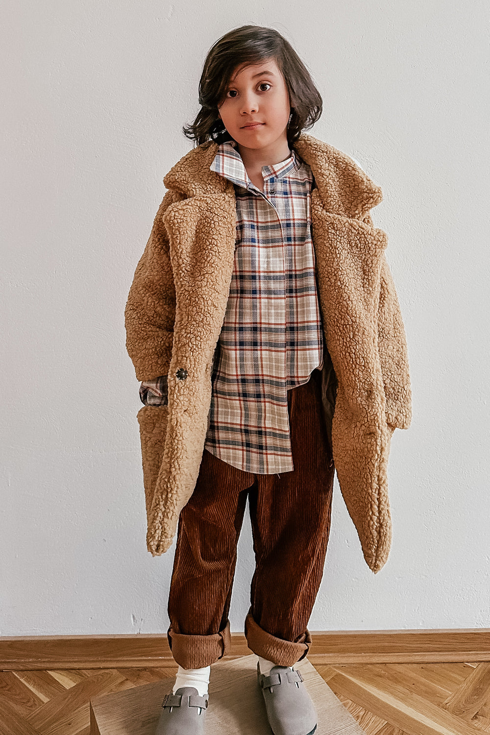 spodnie dziecięce- CORDUROY CARMELE PANTS