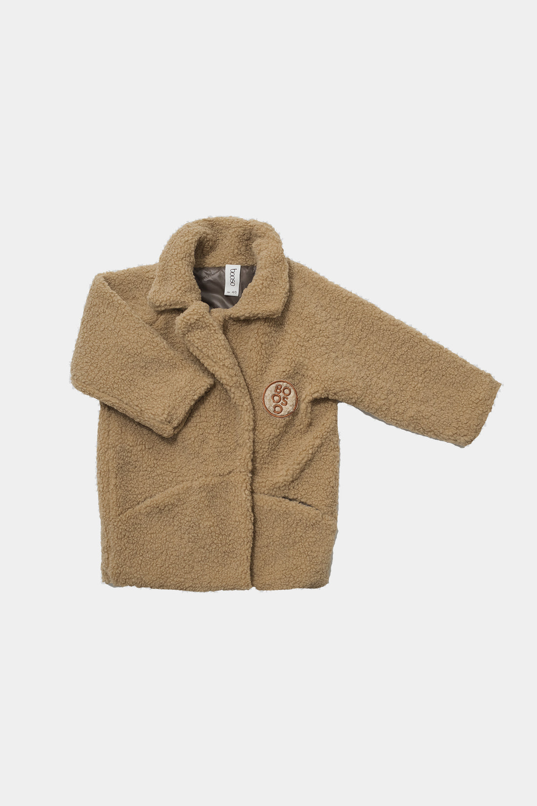 wiosenny płaszcz dziecięcy- TEDDY BEIGE COAT