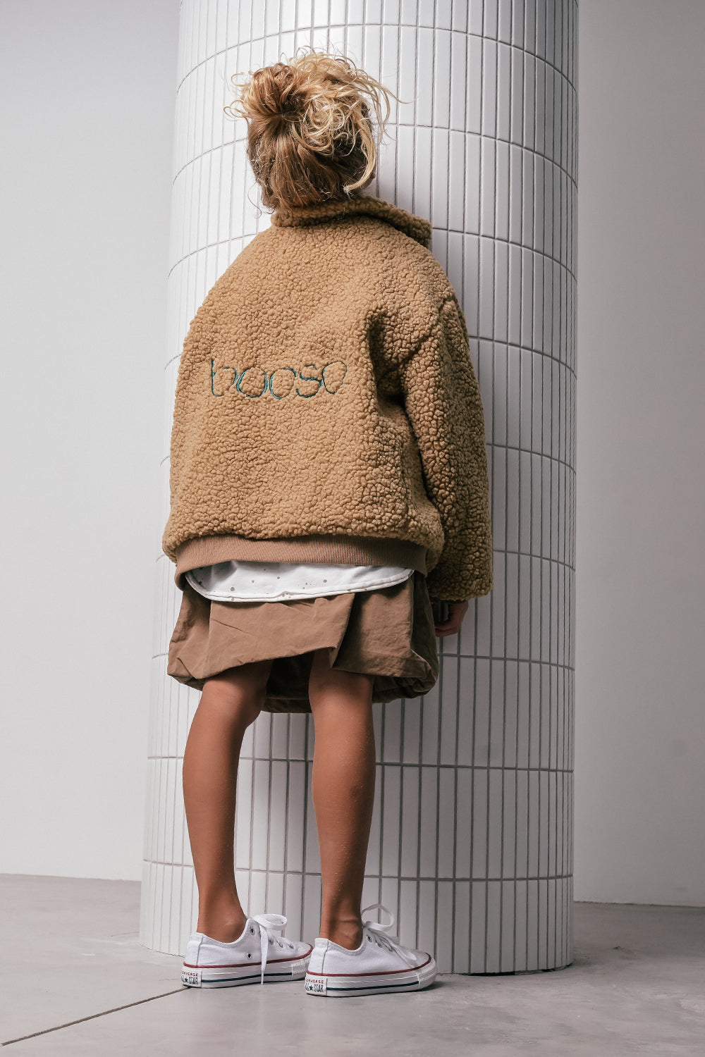 kurtka dziecięca- TEDDY COAT camel