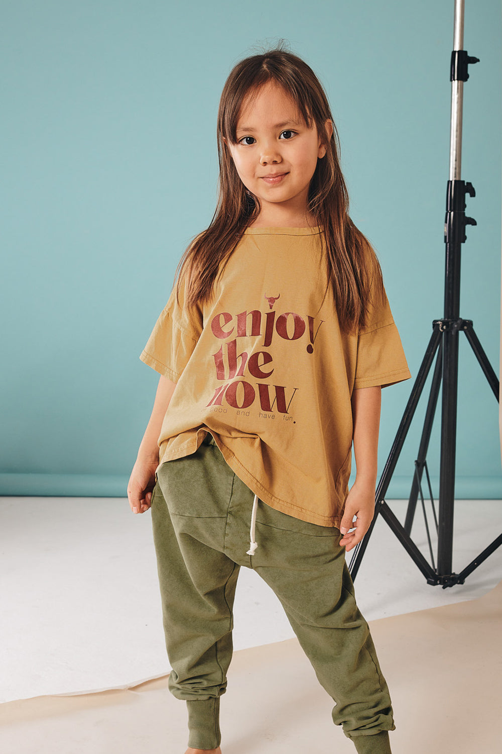 koszulka dziecięca- Enjoy Ochra T-Shirt