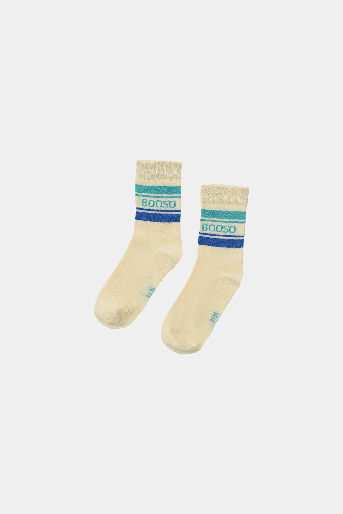 skarpetki dziecięce- CLASSIC STRIPED SOCKS ecru/mint/blue