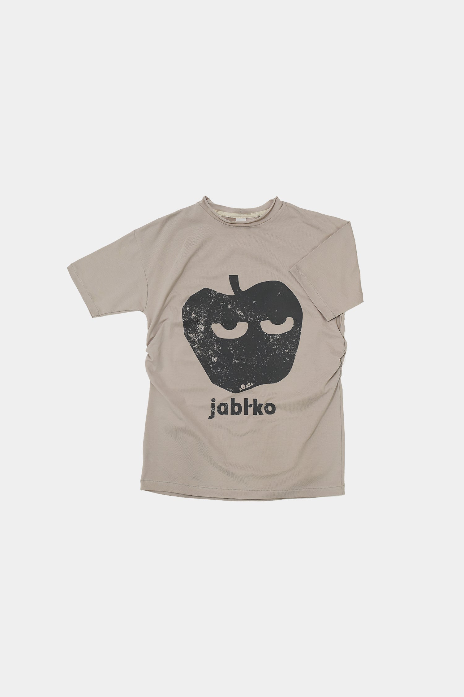 sukienka dziecięca- APPLE DRESS beige/graphite