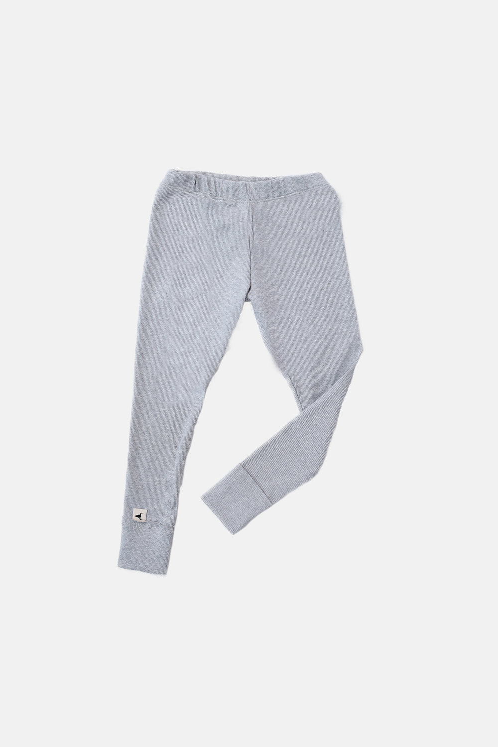 getry dziecięce - RIBBED LEGGINS gray marl