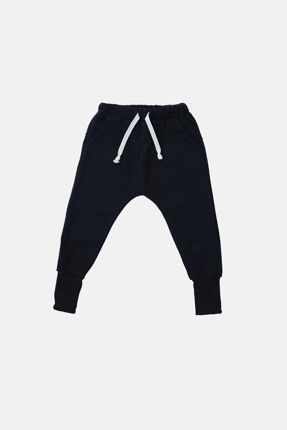 spodnie dziecięce - WARM PANTS black