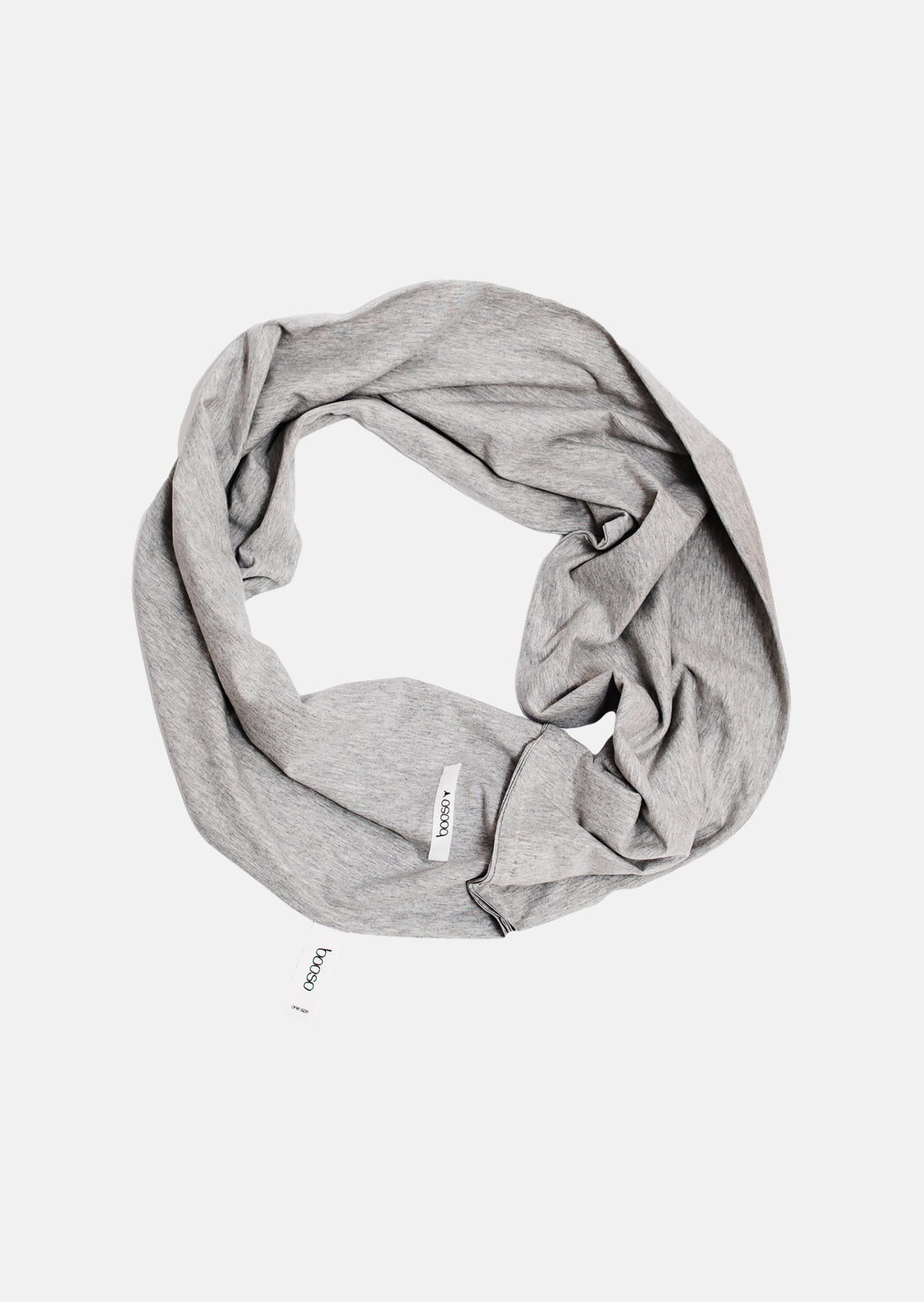 komin dziecięcy- TWISTED TUBE SCARF gray marl