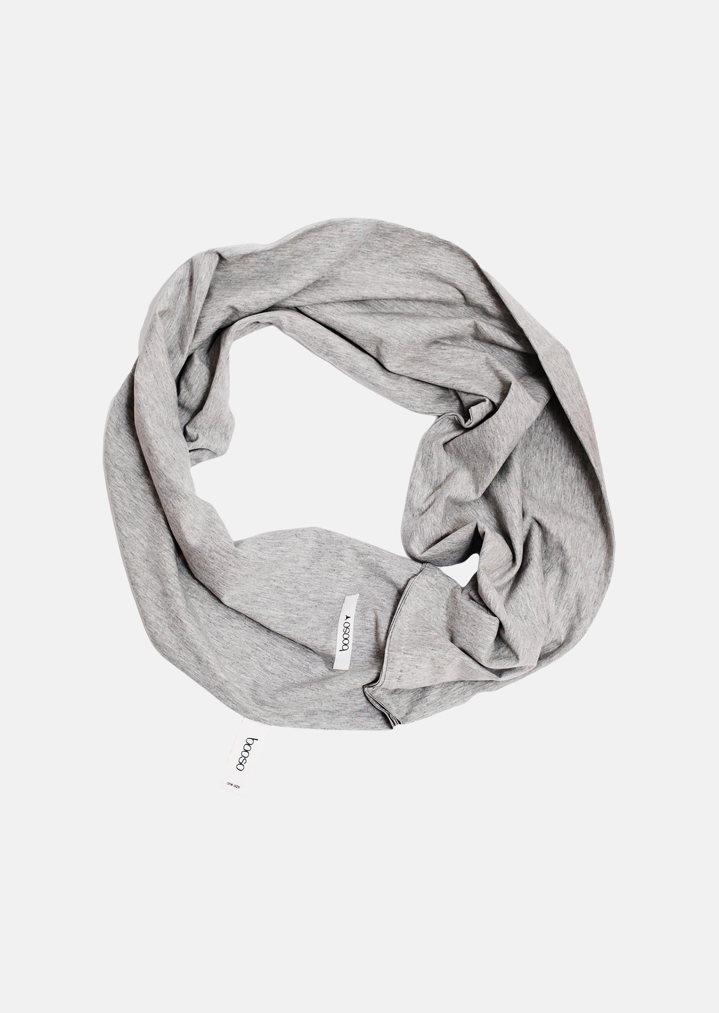komin dziecięcy- TWISTED TUBE SCARF gray marl