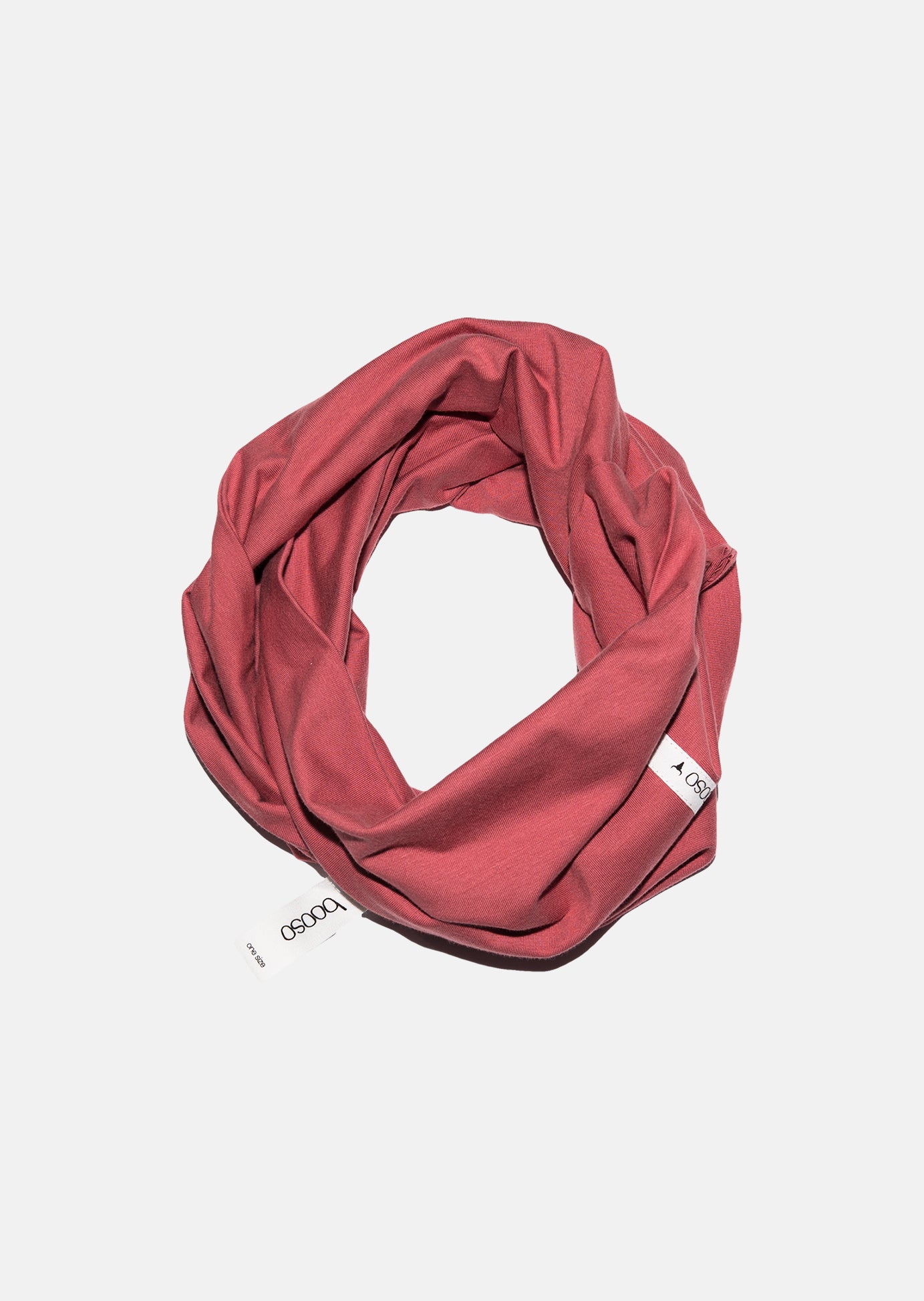 komin dziecięcy- TWISTED TUBE SCARF deep pink