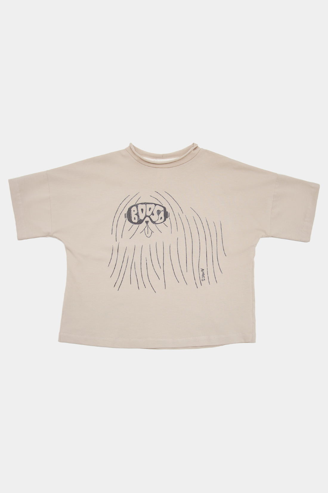 koszulka dziecięca- BEIGE WIDE TEE