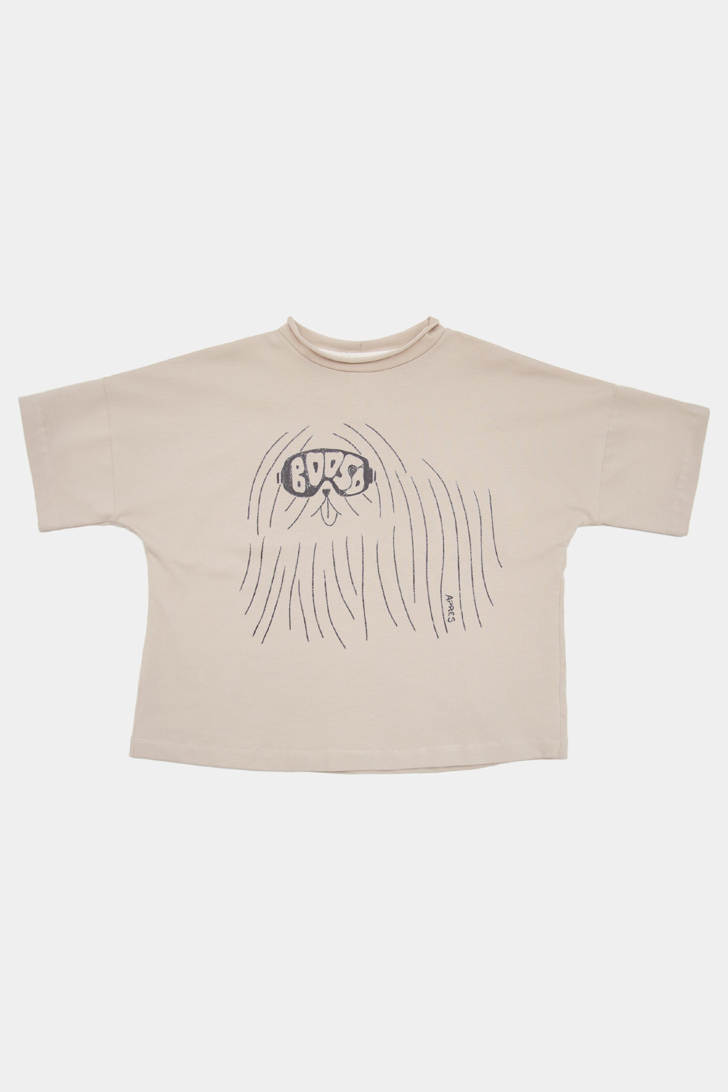 koszulka dziecięca- BEIGE WIDE TEE