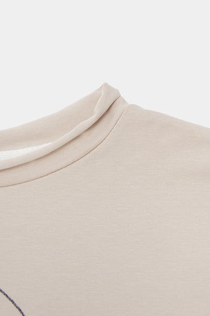 koszulka dziecięca- BEIGE WIDE TEE