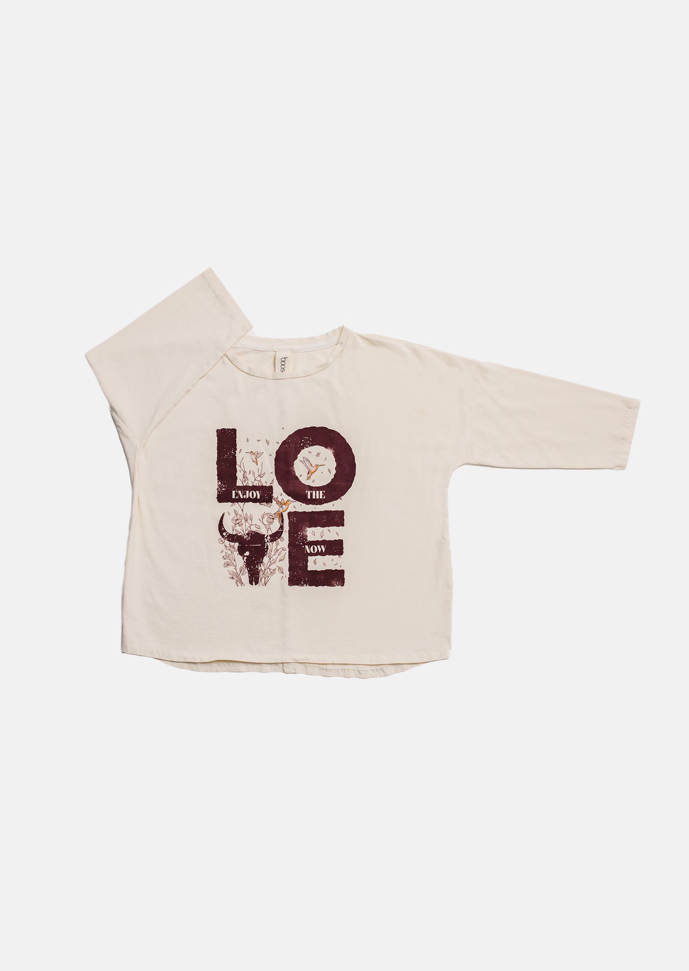 koszulka dziecięca- WIDE LOVE LONGSLEEVE ivory