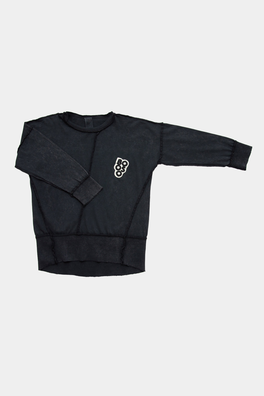 koszulka dziecięca- VINTAGE WELT LONGSLEEVE dark black