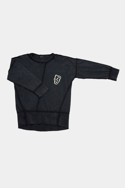 koszulka dziecięca- VINTAGE WELT LONGSLEEVE dark black
