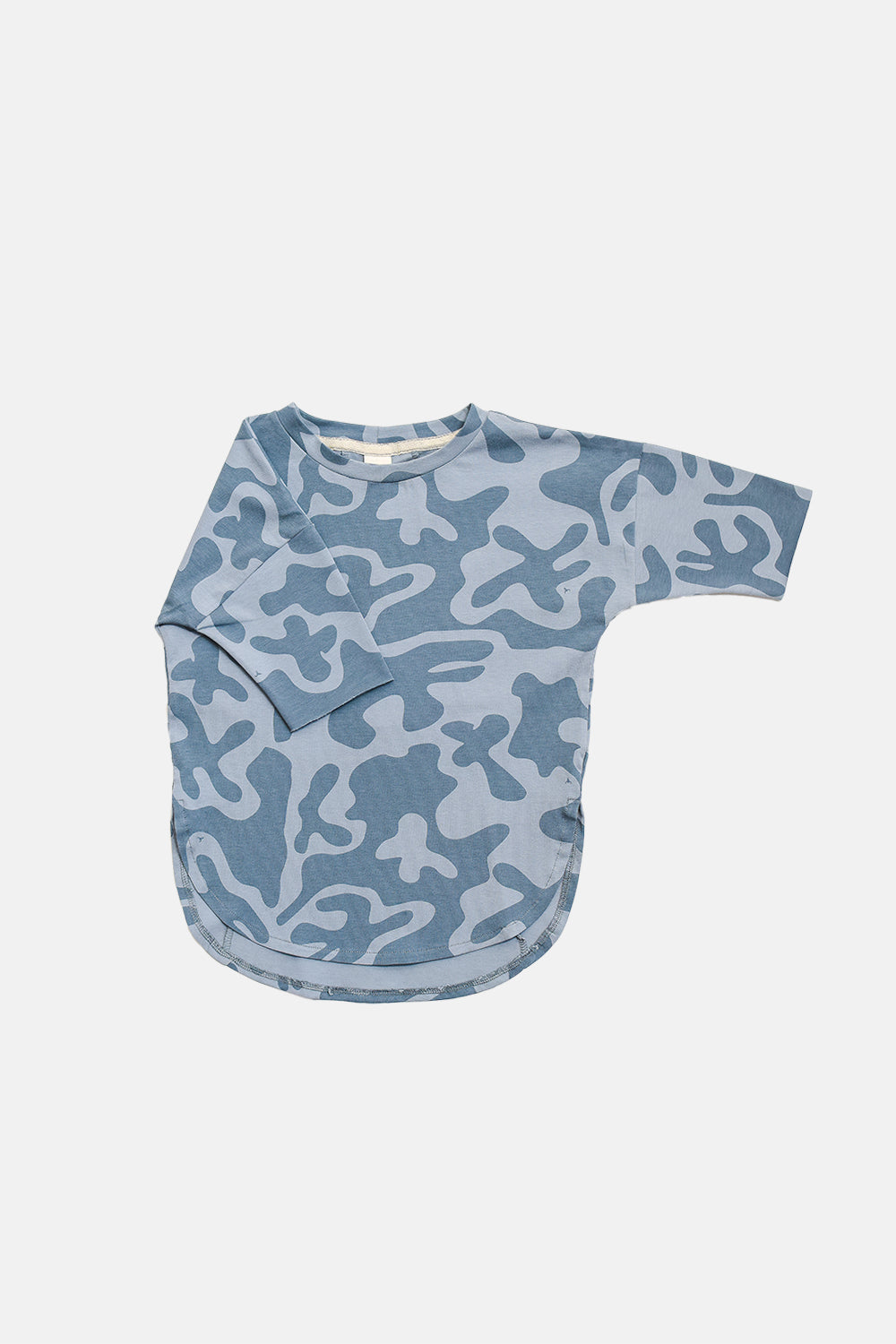 koszulka dziecięca-  SPLASH LONG TEE blue/dark blue