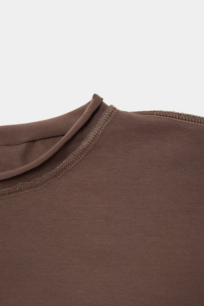 koszulka dziecięca- BOXY BOOSO LONGSLEEVE  brown