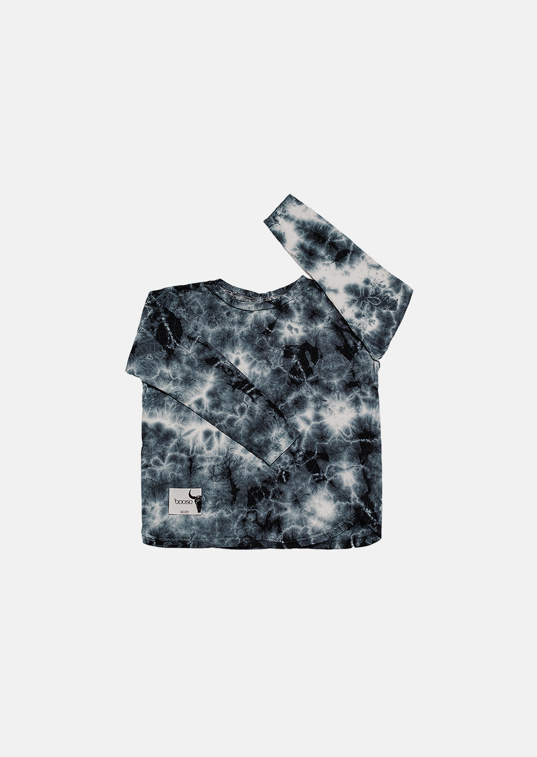 koszulka dziecięca- TIEDYE LONGSLEEVE graphite