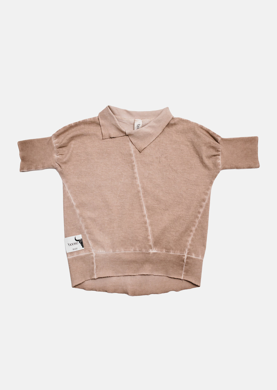 koszulka dziecięca - WELT POLO TEE beige