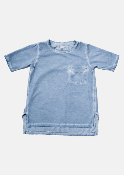 koszulka dziecięca- LONGBACK VOICE TEE blue
