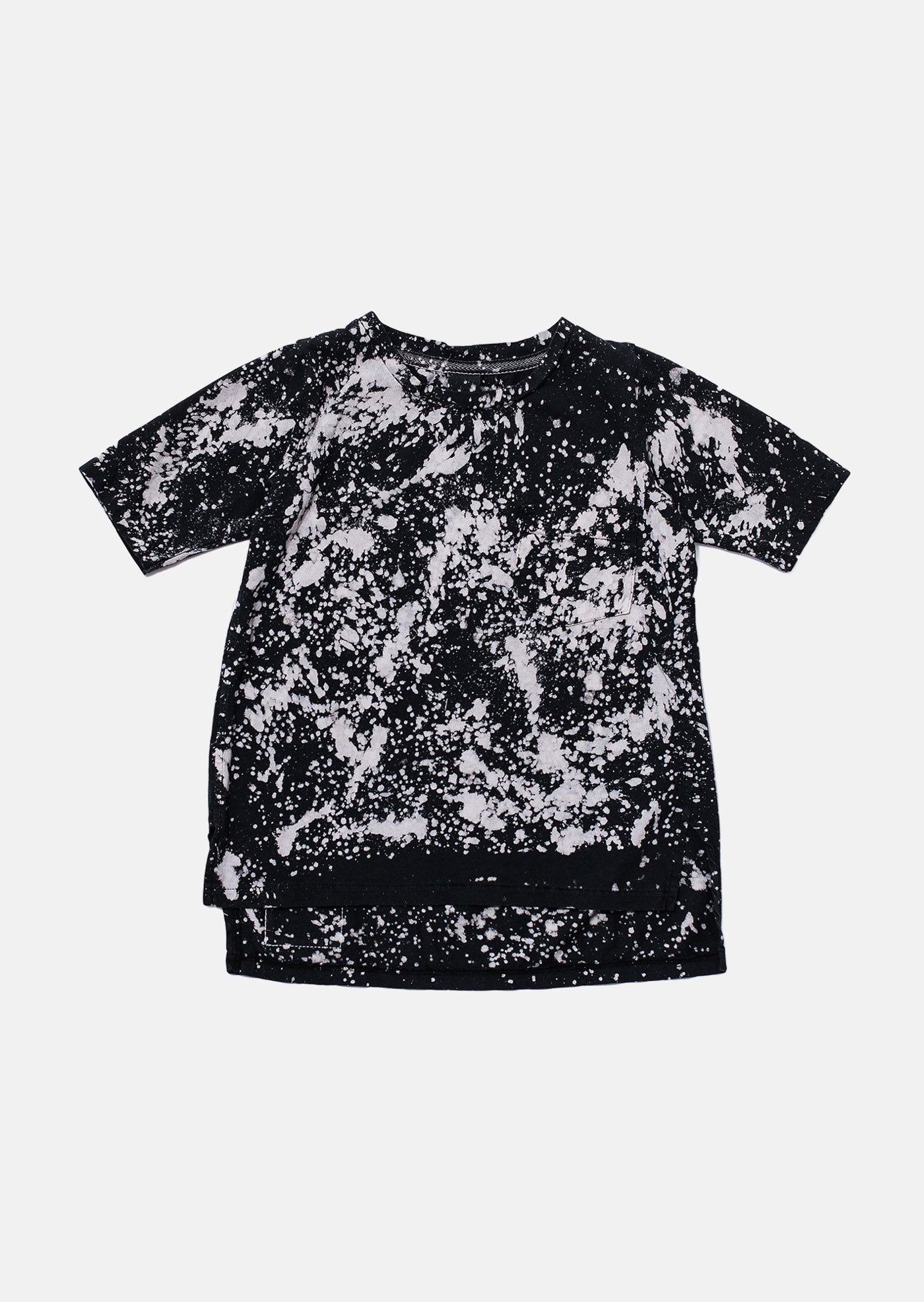 koszulka dziecięca- LONGBACK BATIC TEE black/ecru