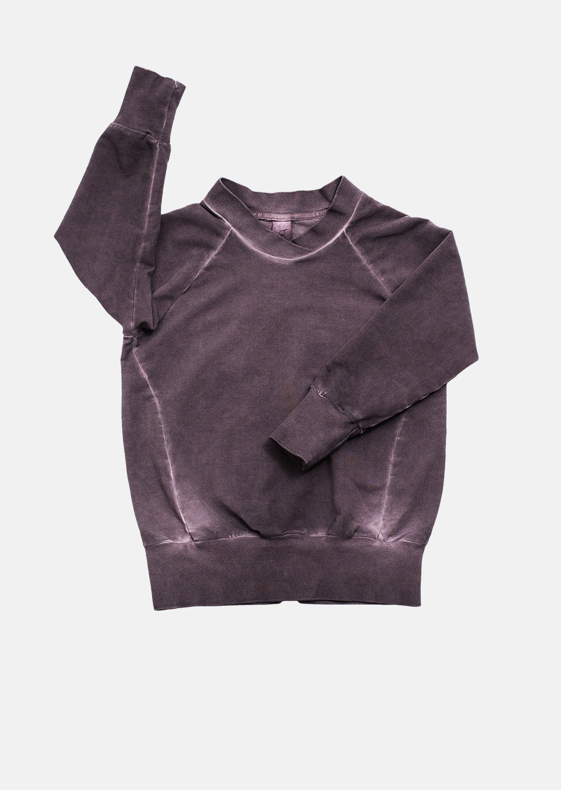 bluza dziecięca- COLDDYE SWEATSHIRT aubergine