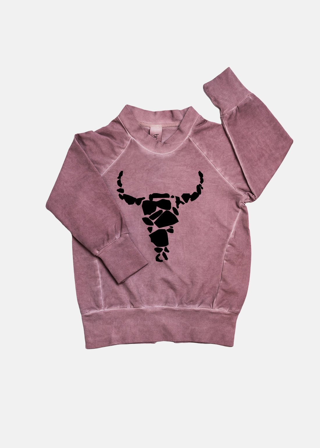 bluza dziecięca- COLDDYE BISON SWEATSHIRT dusty pink