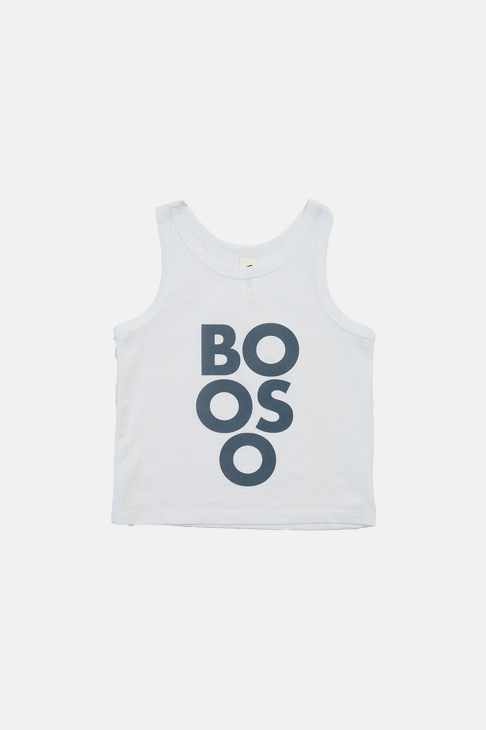 koszulka dziecięca- WHITE TOP BOOSO white/blue