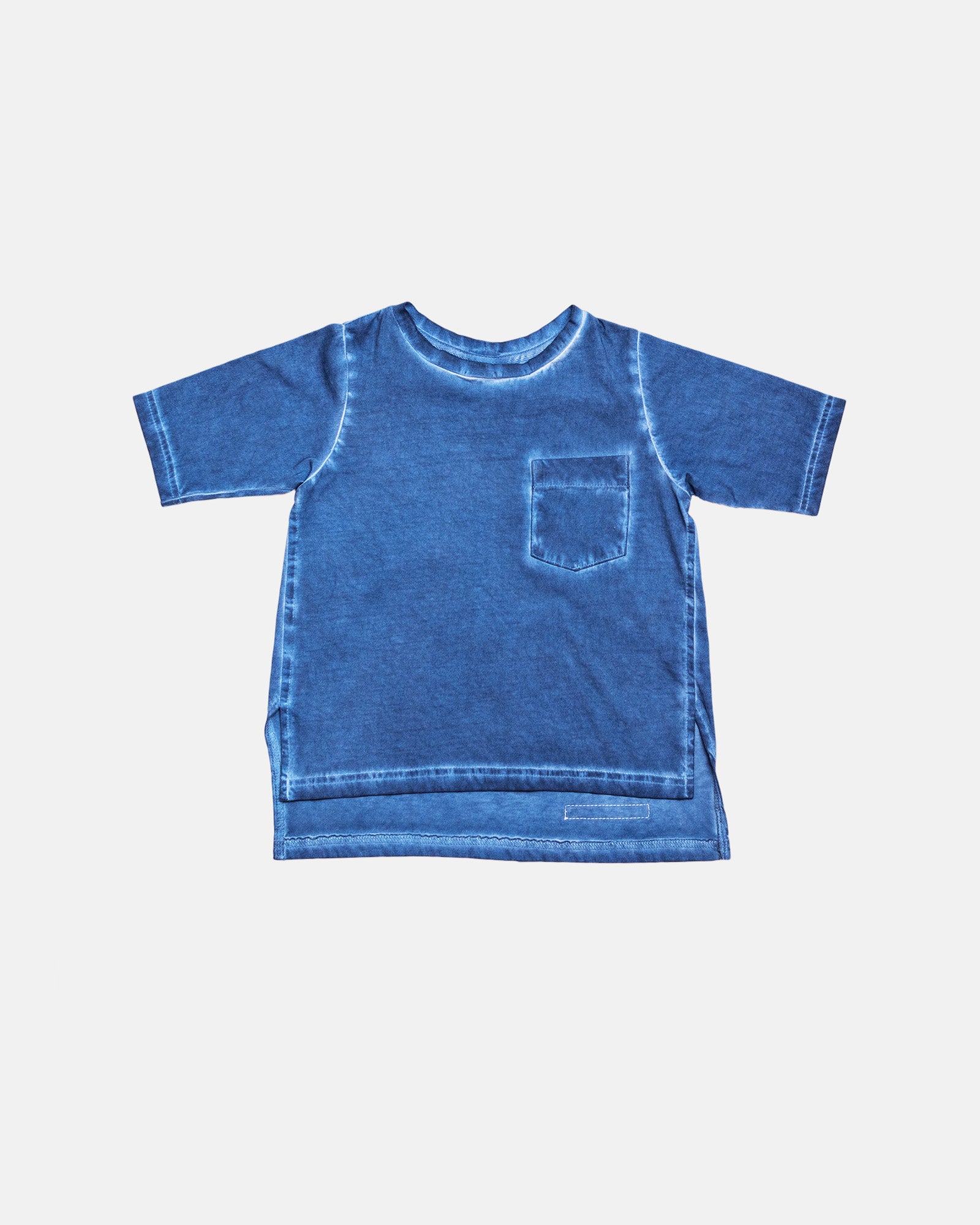 koszulka dziecięca- LONGBACK TEE deep blue