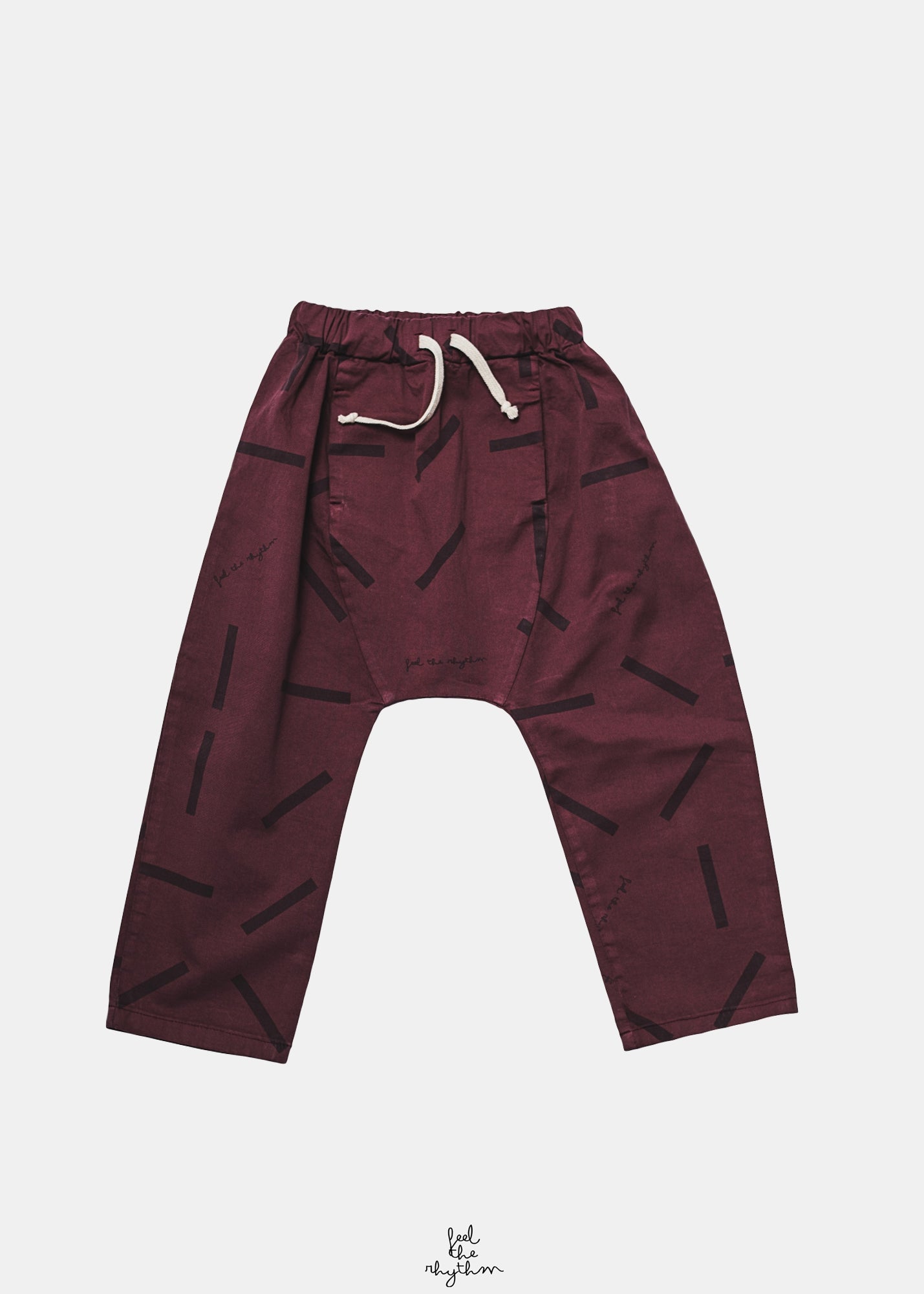 spodnie dziecięce- SIMPLE PANTS burgund