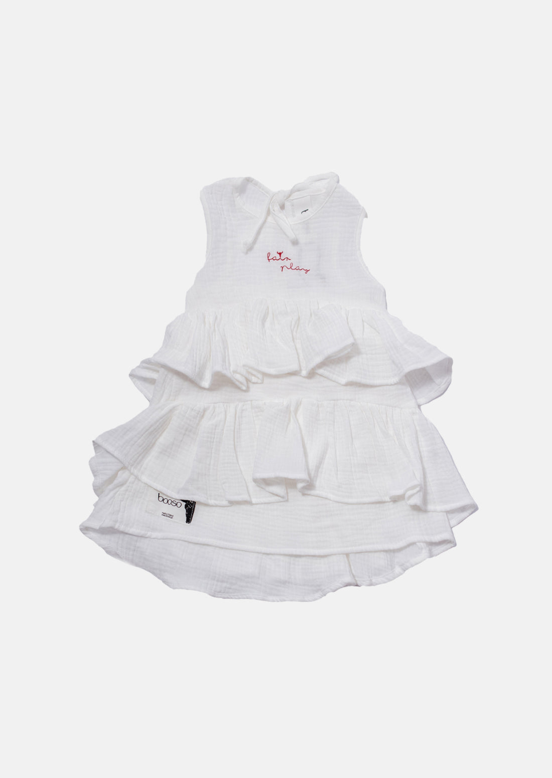 sukienka dziecięca- WAVE DRESS white