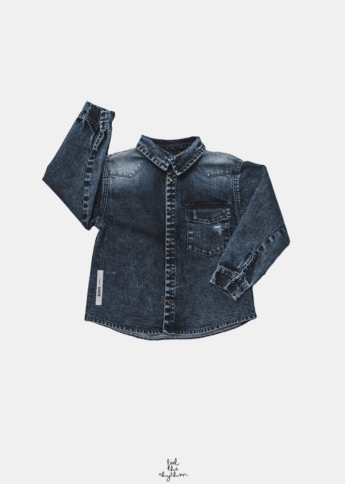 koszula dziecięca- DENIM SHIRT granat