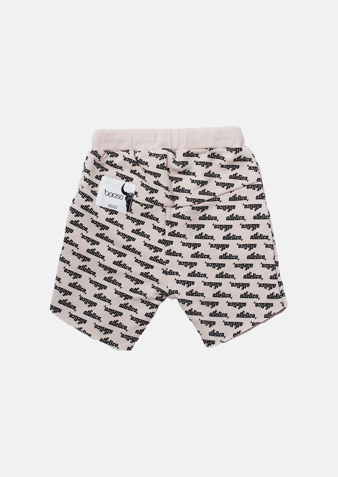 szorty dziecięce- ATLETICO SHORTS beige/black